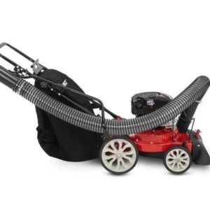 Troy-Bilt 24 in. Leaf Vacuum Head 1.5 in. Chipping Capacity Gas Powered Chipper Shredder Vacuum with High Rear Wheels