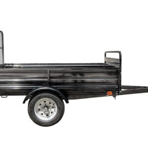DK2 5-ft x 7-ft Steel Utility Trailer with Ramp Gate ( 1639-lb Capacity ) 2491711